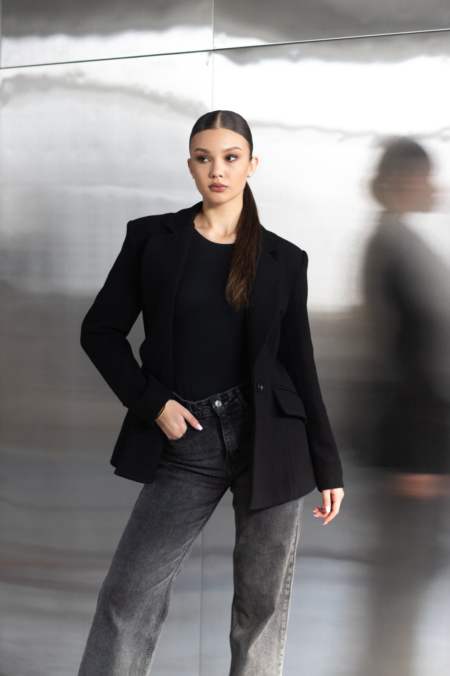 Піджак luxury black thick
