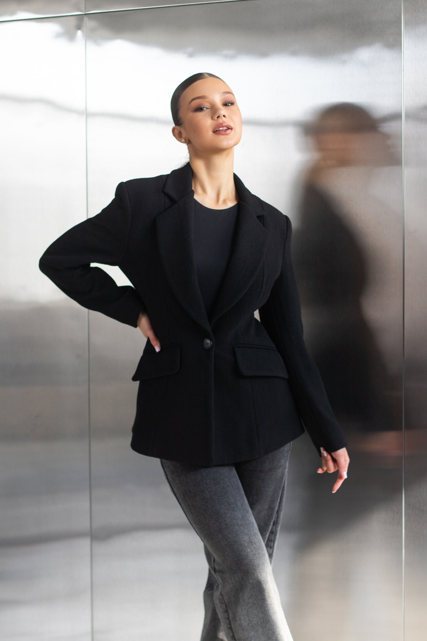Піджак luxury black thick