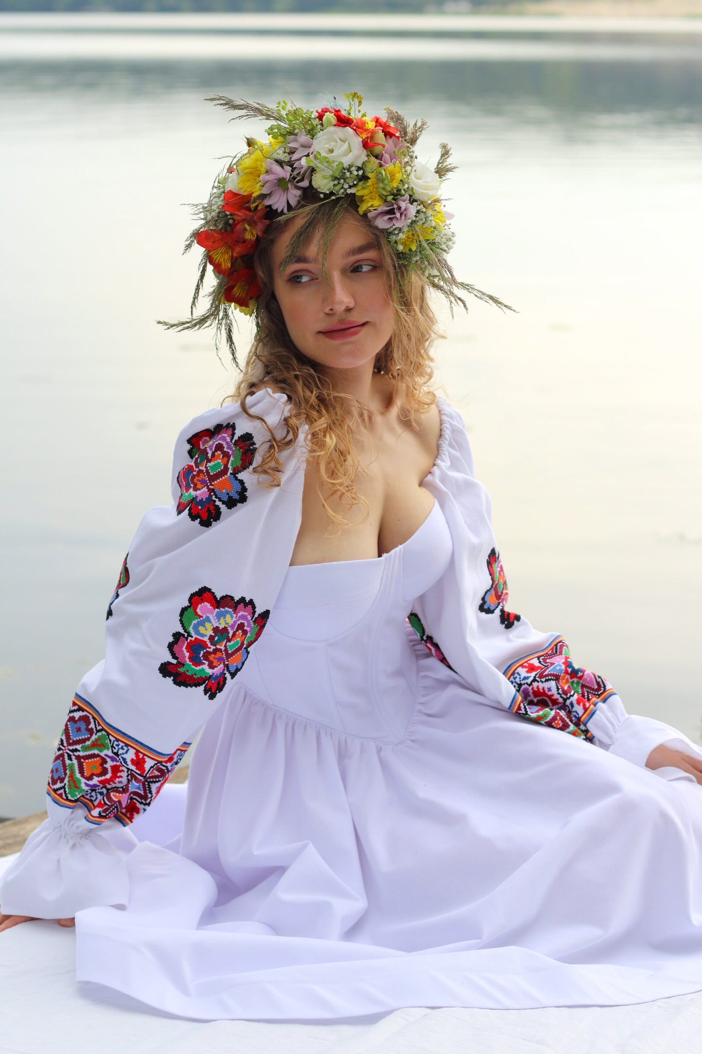 Комплект вишитий хрестиком