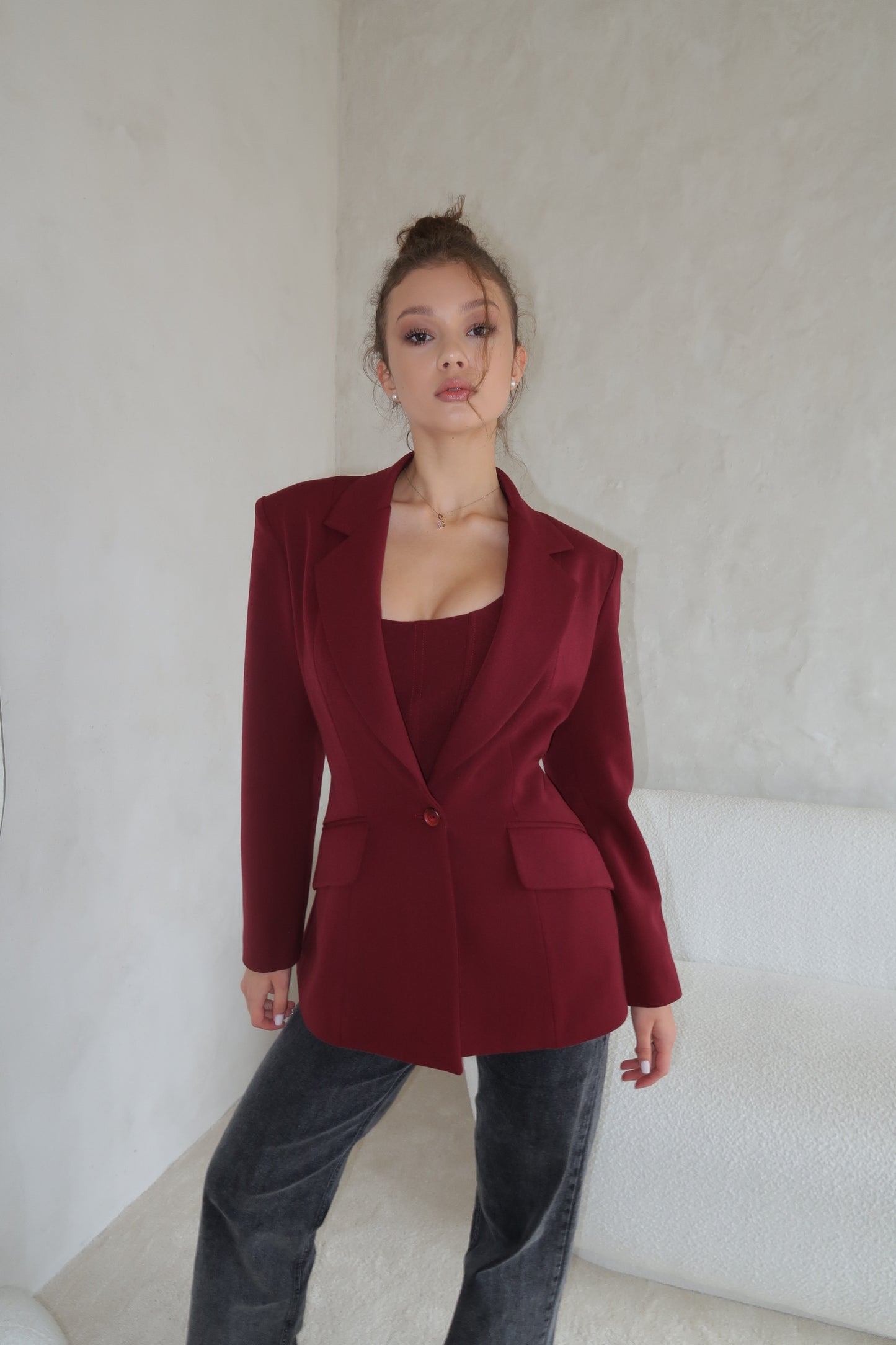 Піджак luxury burgundy