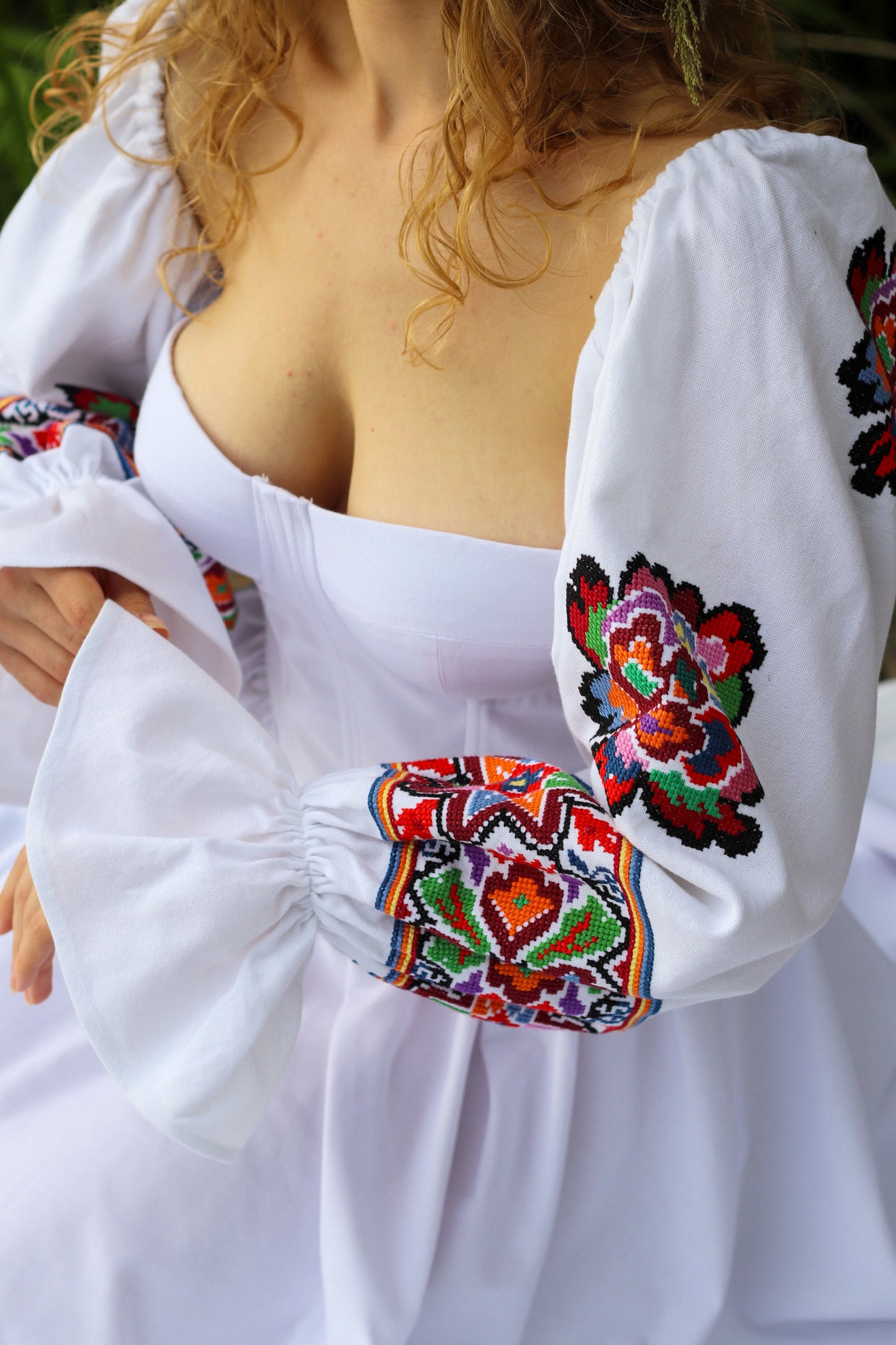 Комплект вишитий хрестиком