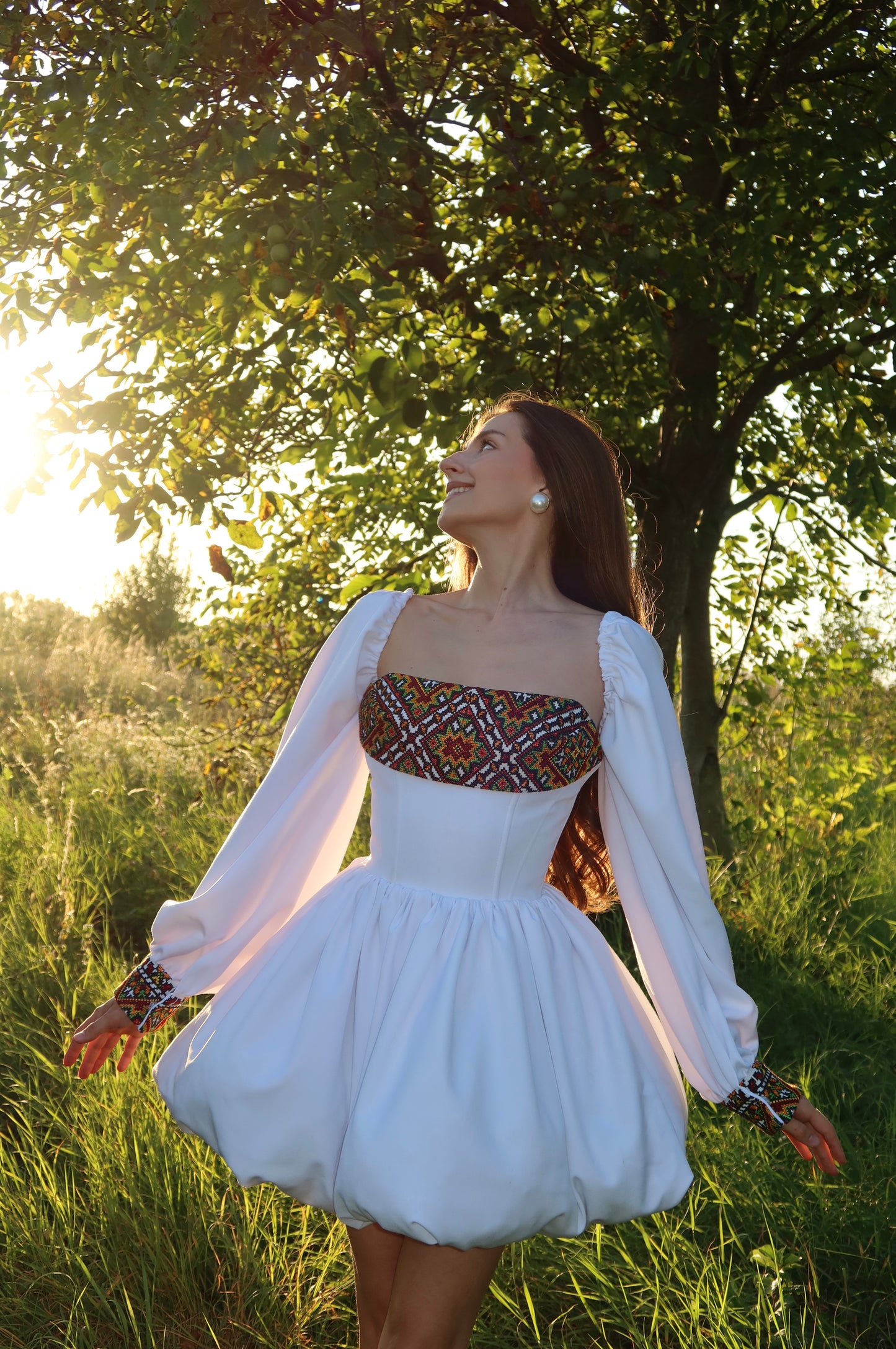 Сукня Лель з рукавами