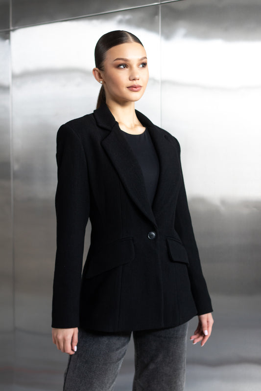 Піджак luxury black thick