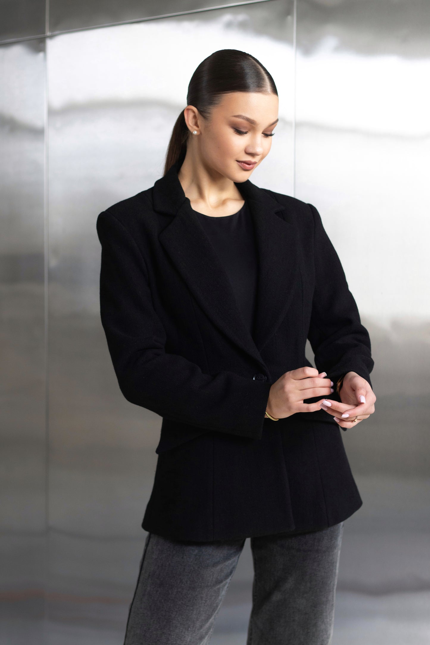 Піджак luxury black thick