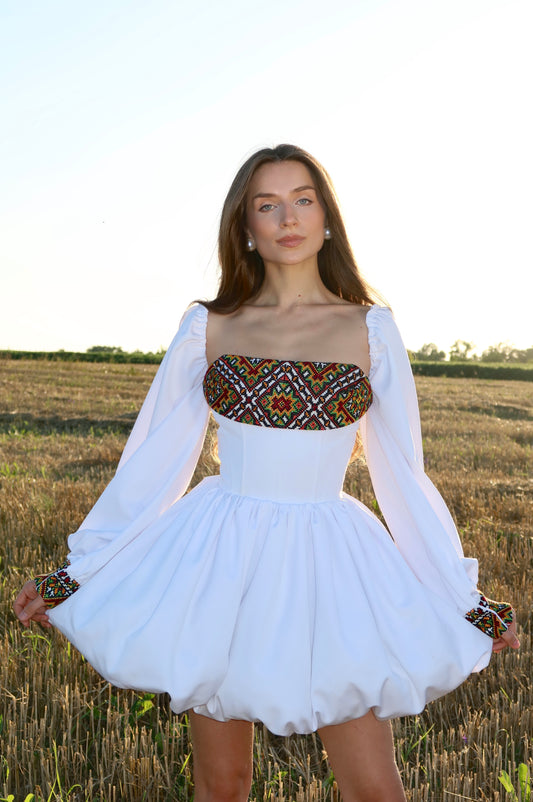 Сукня Лель з рукавами