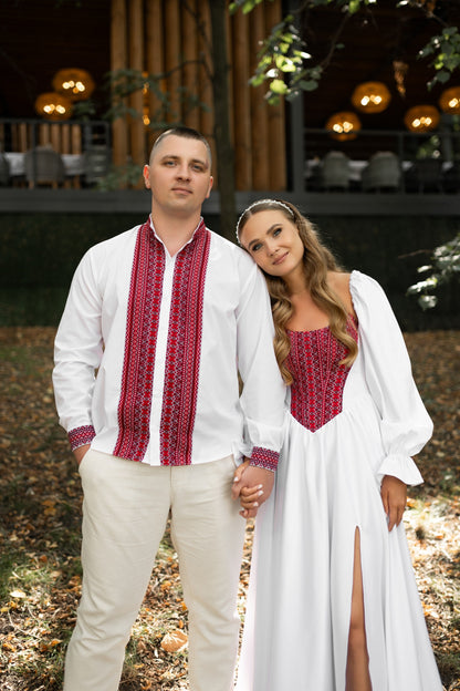 Сорочка + сукня Либідь довга