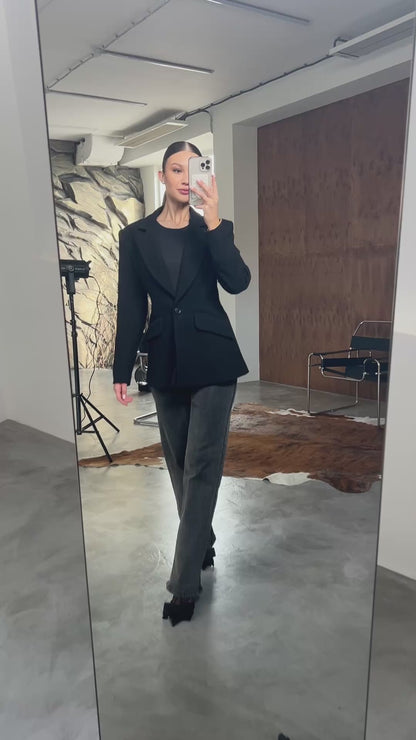 Піджак luxury black thick
